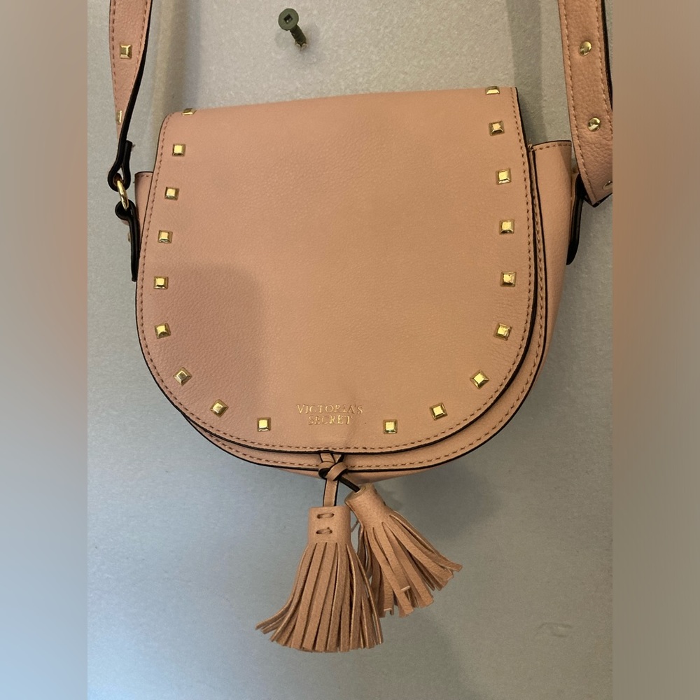 Victorias Secret Light Pink Tassel Bag